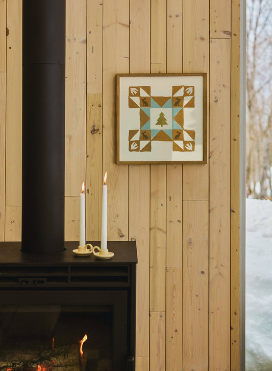 Quilt Square IV, Poster