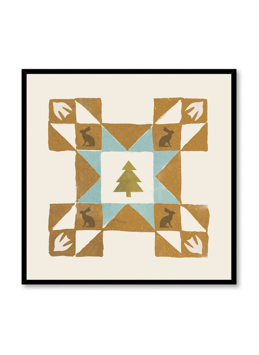 Quilt Square IV, Poster