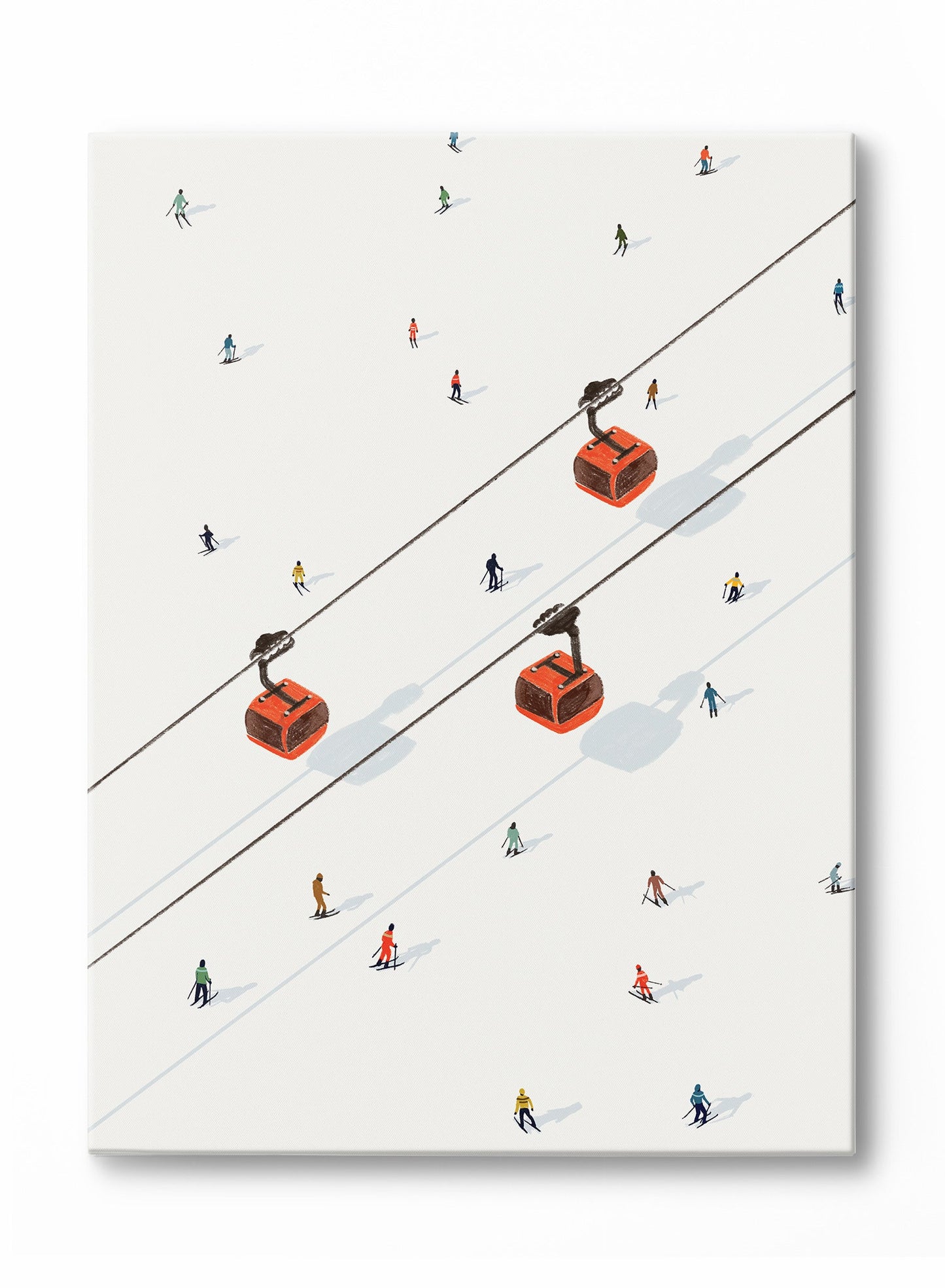 Three's a ski crowd, Poster